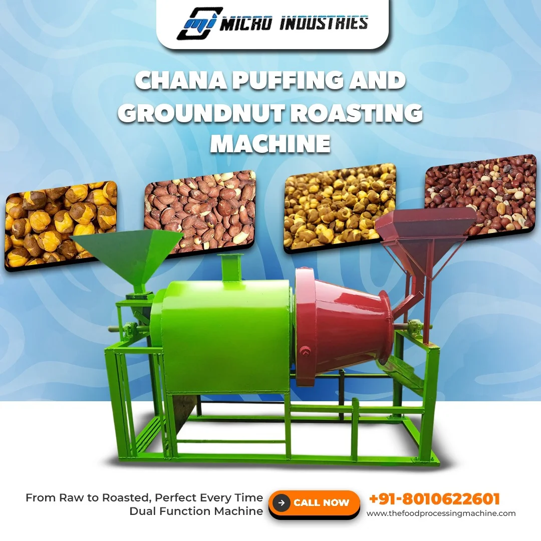 Chana Roaster Manufacturer in Kanpur – Micro Industries Noida