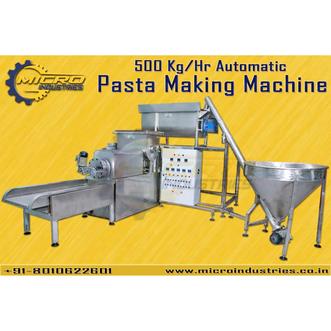 Pasta Macaroni Making Machine Manufacturers in Mumbai – Micro Industries Noida